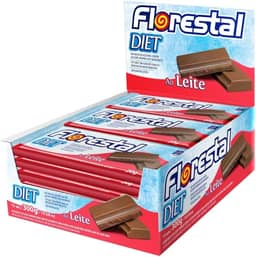 Chocolate Diet Florestal Ao Leite | Display com 15 Unidades de 20g | Zero Adição de Açúcar