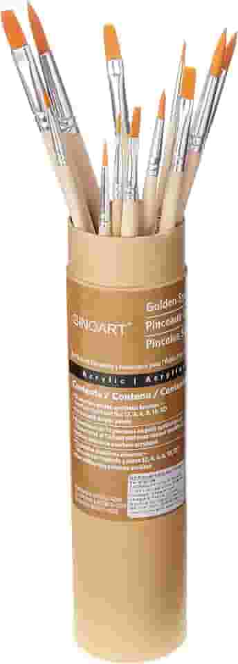 Sinoart Kit de Pincéis Para Pintura SFB0196, Sintetico