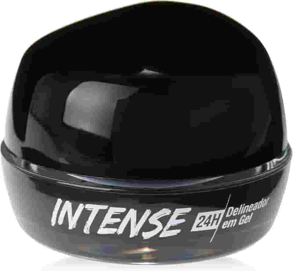 Intense 24H Delineador Gel Blackout, Rk By Kiss, Preto