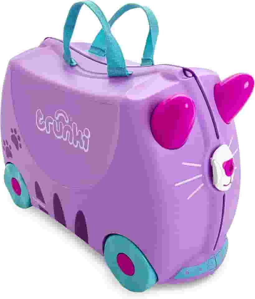 Mala Infantil Trunki - Gata Cassie - Sua viagem muito mais divertida - cor Lilas, Trunki, Multicolorido