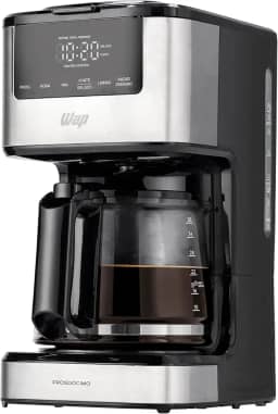 WAP Cafeteira Elétrica Digital AROMA WCD1500, 1,5 Litros com Timer Programável e Suporte para Café Gelado 900W 220V