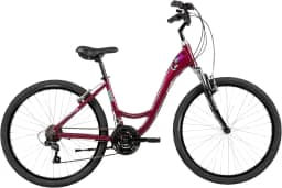 Caloi Bicicleta Ceci, Aro 26, Tamanho 17, Câmbio Shimano 21 Velocidades, Vinho