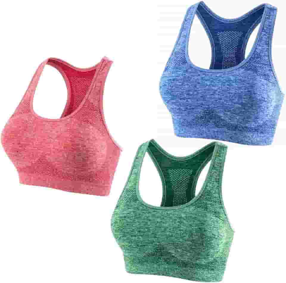 Kit 3 Top nadador Esportivo de Poliamida para Mulheres para Academia Ioga Corrida e Crossfit