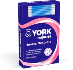 York Hastes Flexíveis De Algodão Palinetes 150 Unidades Pacote De 150