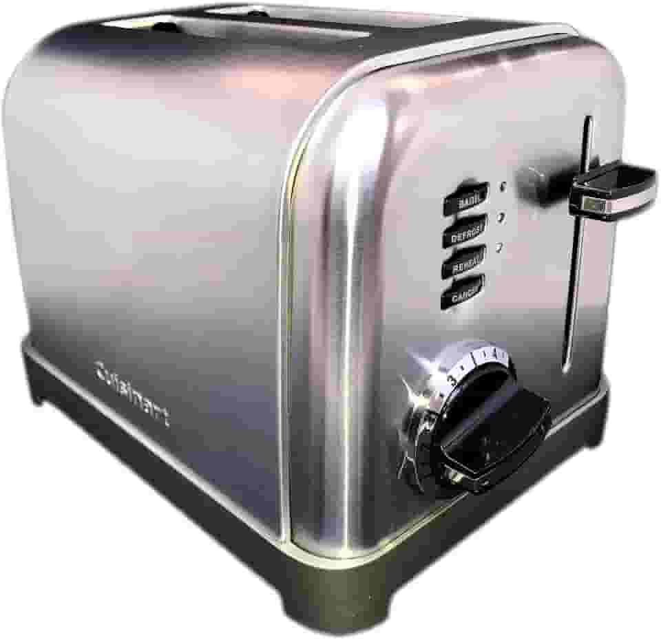 Torradeira Cuisinart Classic CPT-160BR 6 Níveis de Tostagem 1000W 110V Inox