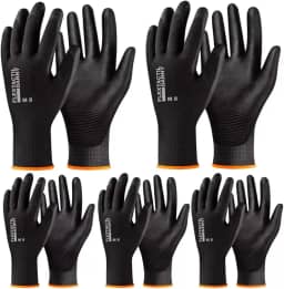 Luva Segurança Multitato Oficina Mecânica Epi - KIT 5 pares