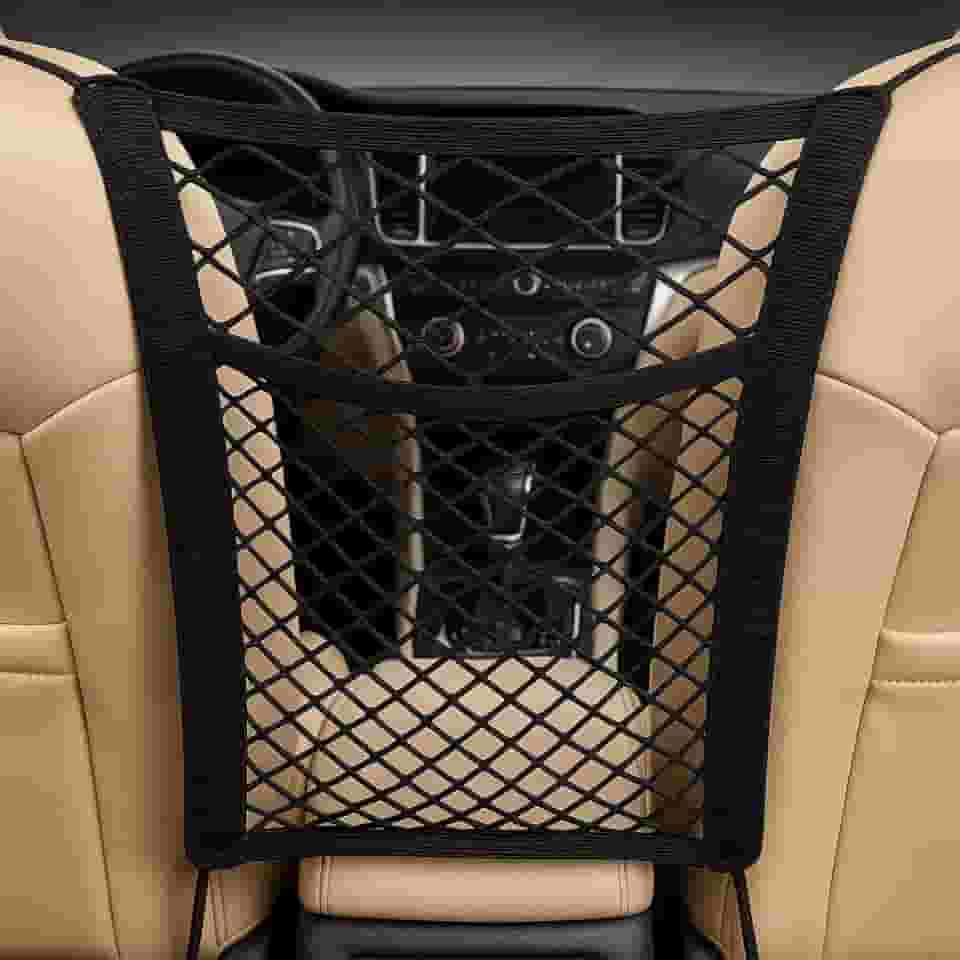 Rede Premium Organizadora Porta Treco Universal Para Carro, Banco Traseiro, Barreira De Segurança, Marca VARENZIA