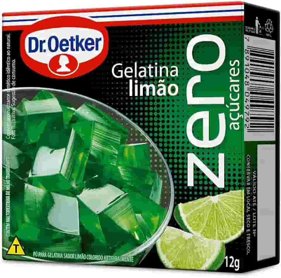 Dr.Oetker Dr. Oetker Gelatina Em Pó Zero Sabor Limão Sobremesa Com Sabor E Consistência Deliciosa Fácil De Fazer 12G