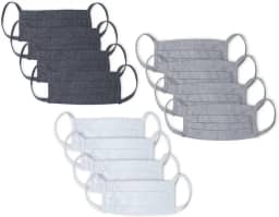 Kit 12 Máscaras 3 Pregas Algodão, Mash, Unissex