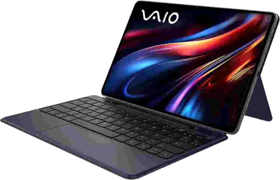 Tablet VAIO TL12 8GB 256GB Octa-Core, Tela AMOLED 12.6' 2.5K, com Teclado de Conexão Inteligente e Caneta Ativa, 5G WiFi, Câmera 13MP + Selfie 12MP, 10.090mAh, Android 15 – Preto