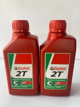 Oleo Lubrificante Motores 2 Tempos Castrol 500ml 2 Unidades