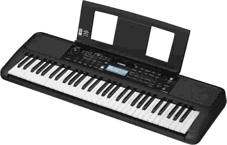 Yamaha, Teclado Arranjador Yamaha PSR-E383 Teclas Sensitivas e Fonte