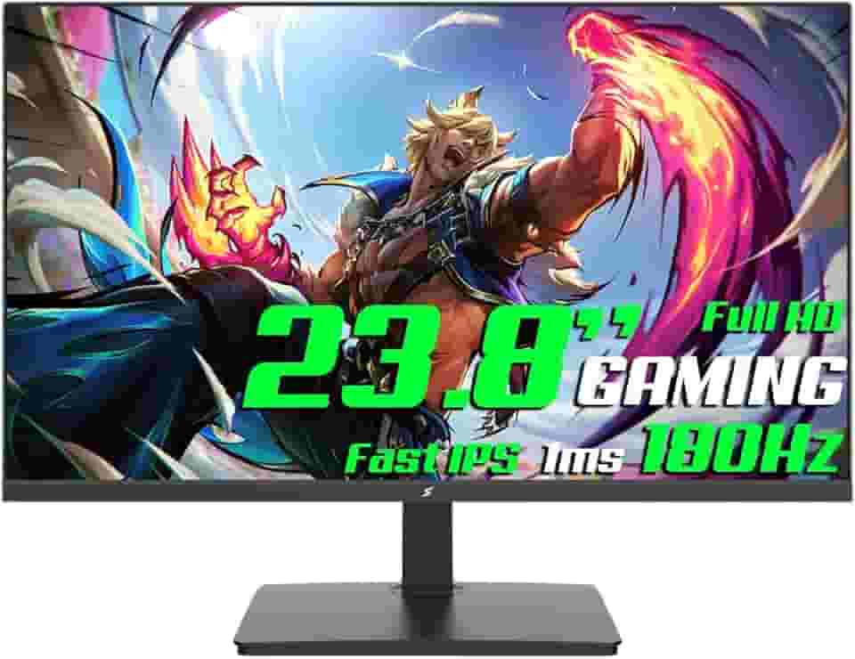 Monitor Gamer SuperFrame View, 23.8 Pol, Full HD, Fast IPS, 1ms, 180Hz, 99% sRGB, FreeSync, HDMI/DP, SFVFB-24180-FHD-PRO