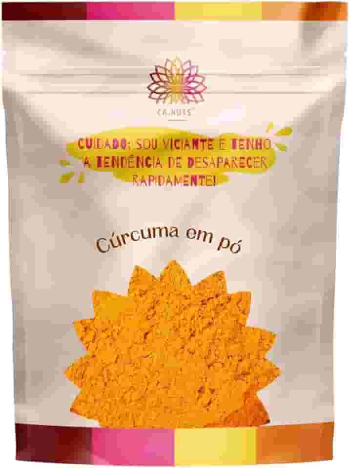 Cúrcuma em Pó Pura | Ca.Nuts | Linha especial (Açafrão da terra) (500g)