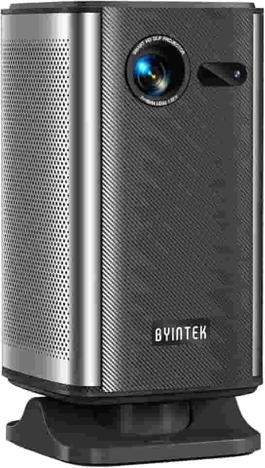 Projetor DLP Portátil BYINTEK P70X 1080p Full HD 300ANSI - Mini projetor Android com Foco Automático a Laser TOF, Bateria Integrada de 10000mAh e LED de 50000h
