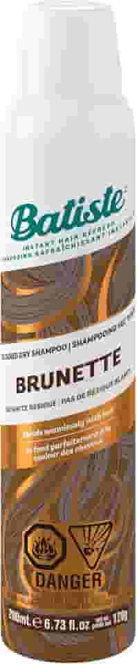 BATISTE BRUNETTE Shampoo a seco 6.7oz Remove Oleosidade, Refresca Rápido, Livre de Sulfatos, Para cabelos castanhos
