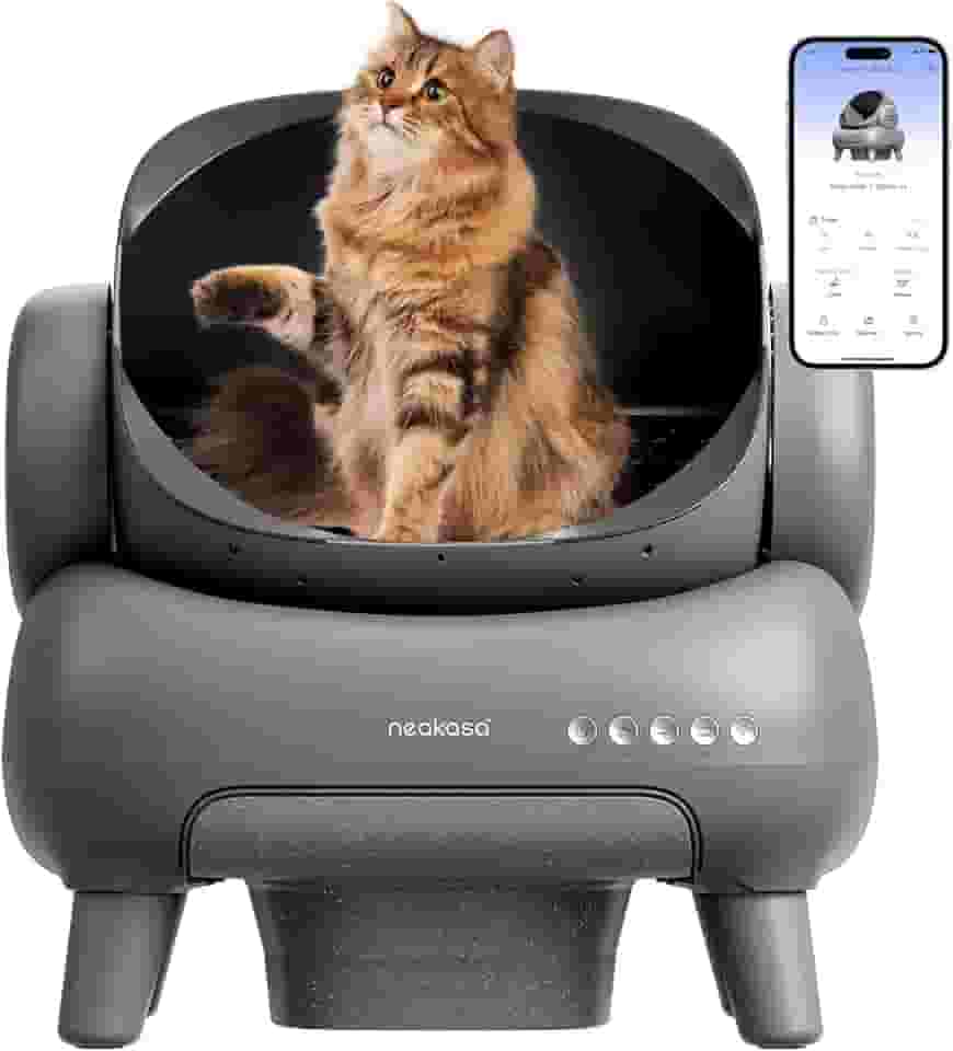 Caixa de Areia para Gatos,APP Caixa de Areia para Gatos Autolimpante, Eliminação de Resíduos sem Odor Adequado para Vários