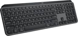 Teclado sem fio Logitech MX Keys S com Clique Silencioso, Teclas Programáveis, Iluminação Inteligente, Conexão Bluetooth ou Receptor USB Logi Bolt e Bateria Recarregável - Grafite