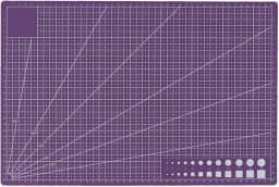 Tapete de corte autorreparável, tapetes de corte antiderrapante 45x30 para artesanato Tapete de corte dupla face para acolchoar, artesanato de costura (roxo)