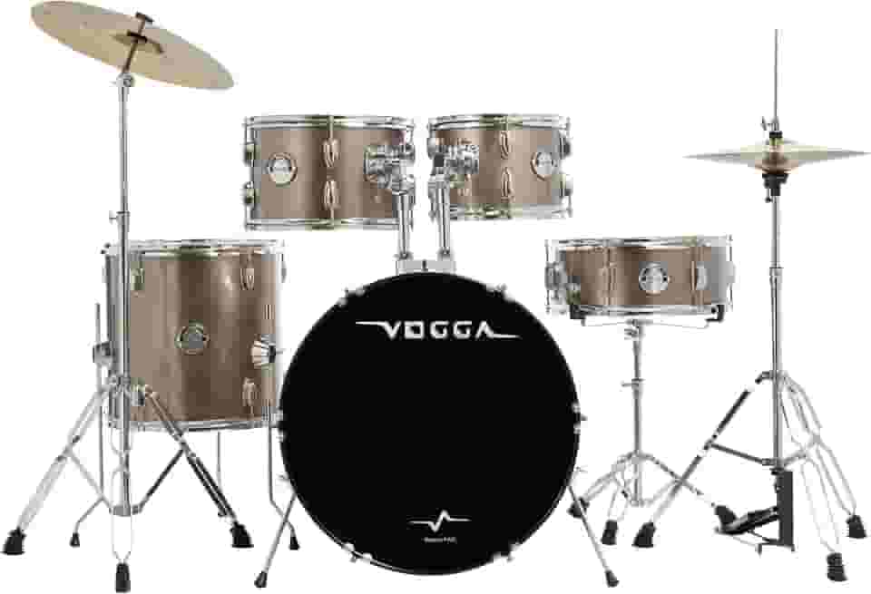 BATERIA ACÚSTICA VOGGA JAM BUMBO 20' VPD420 CHR (CHROME)