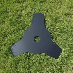 Lâmina Facão De Corte 3 Pontas Para Roçadeiras Para Modelo Universal 25,4mm Com Adaptador 20mm