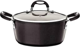 Caçarola de Alumínio com Revestimento Interno de Antiaderente Dimetro 22Cm, Tramontina, Mônaco 20860022, Preto