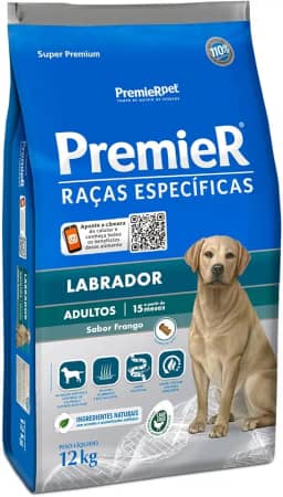 Ração Premier Raças Específicas Labrador para Cães Adultos, 12kg