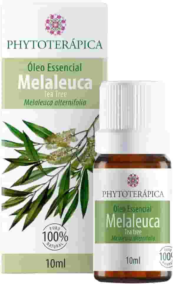 PHYTOTERAPICA- Óleo Essencial Melaleuca (Tea Tree) -Para Difusor, Massagem e Aromaterapia -Proporciona ânimo, equilibra oleosidade da pele, atua contra caspa -100% Puro,Natural -Amadeirada,Herbal,10ml