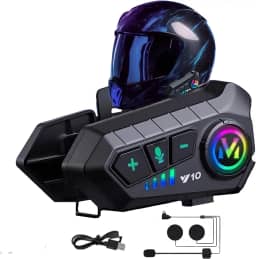 Fone Ouvido Capacete Bluetooth Headset Sem Fio Comunicador