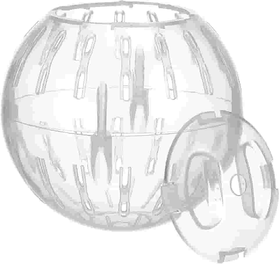 TOYANDONA Bola De Exercício Hamster Bola De Corrida Plástico Transparente 3.9 Polegadas Hamsters Anões Acessórios Gaiolas Pequenos Animais Estimação