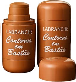 Maquiagem Labranche em Stick, Contorno ou Blush em Bastão, Textura Cremosa, Acabamento Natural, Embalagem de Sucesso e Compacta (Contorno 3)