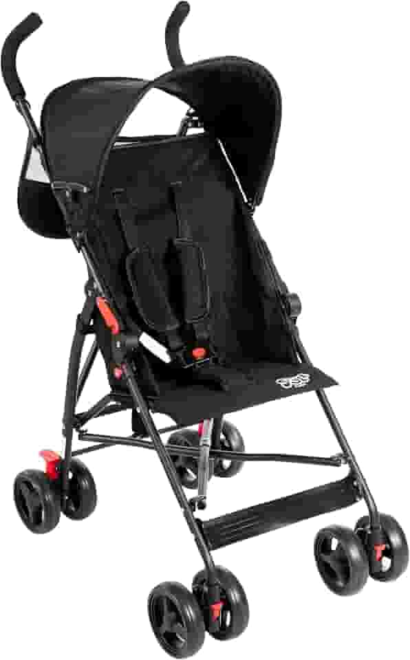 Carrinho de Bebê Passeio Guarda Chuva Styll Baby Preto