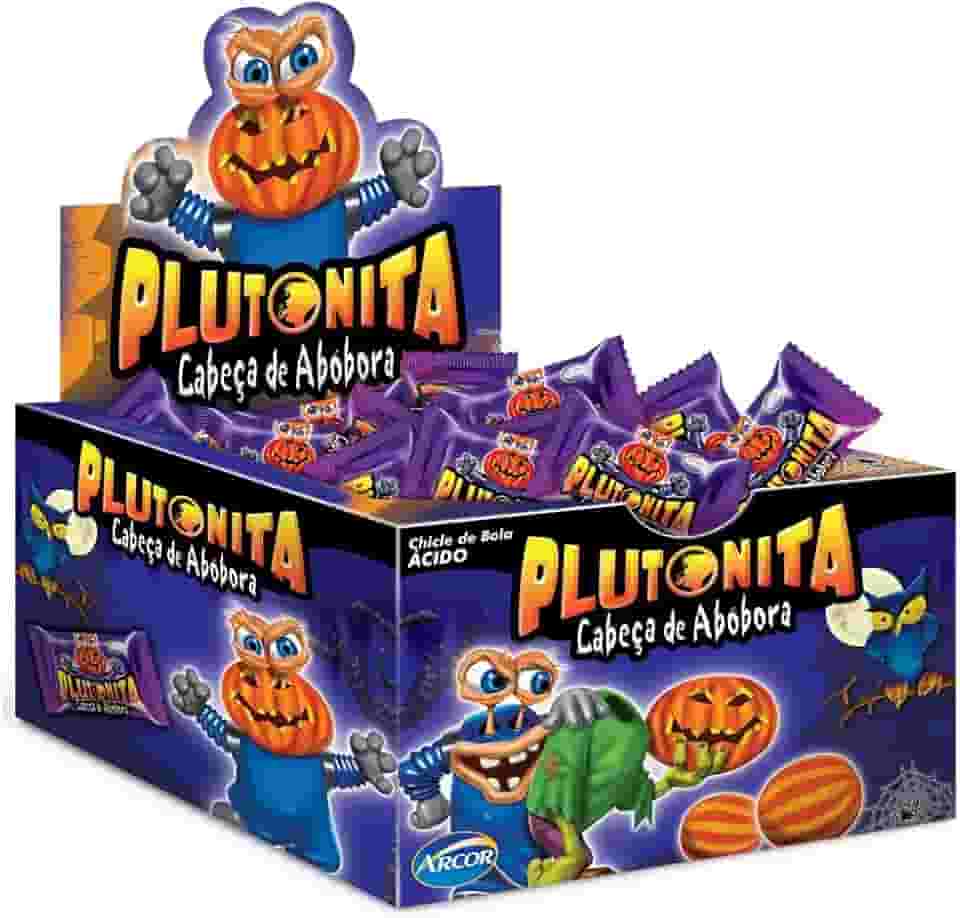 Chiclete Plutonita Cabeça de Abóbora 180g - Arcor