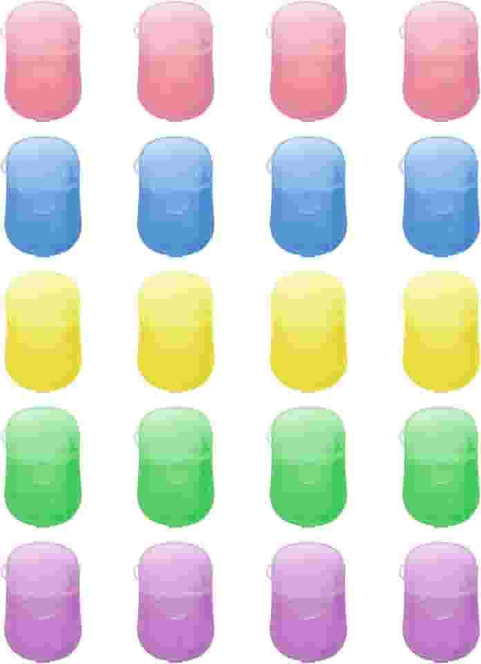 DF DUALFERV Folhas de sabão de mão de papel para viagem, pacote com 20 (400 folhas) mini folhas de sabonete portátil para as mãos, folha de sabão descartável perfumada, folhas coloridas de sabonete de