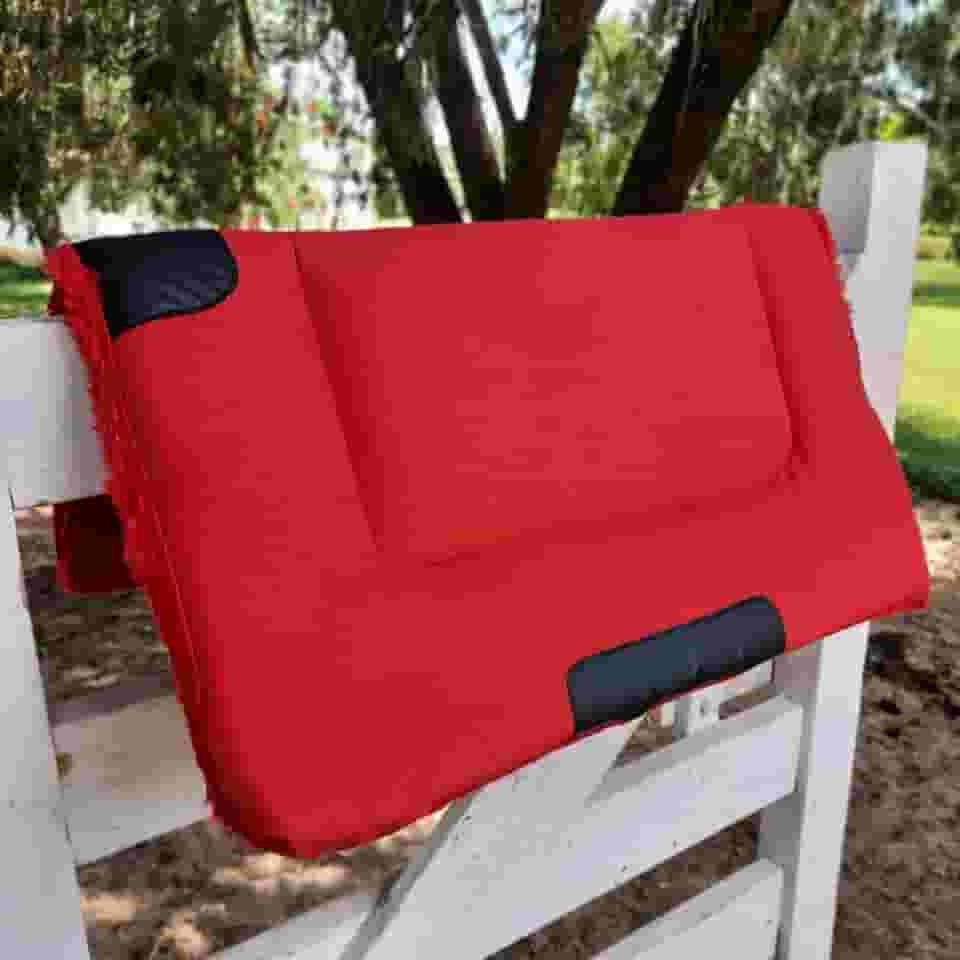 Manta Para Sela De Cavalo Baixeiro para Arreio Reforçado (Vermelha)