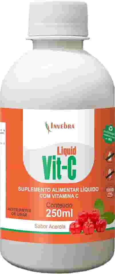 Liquid Vit-C Acerola - Suplemento com Vitamina C - 250ml - Invebra
