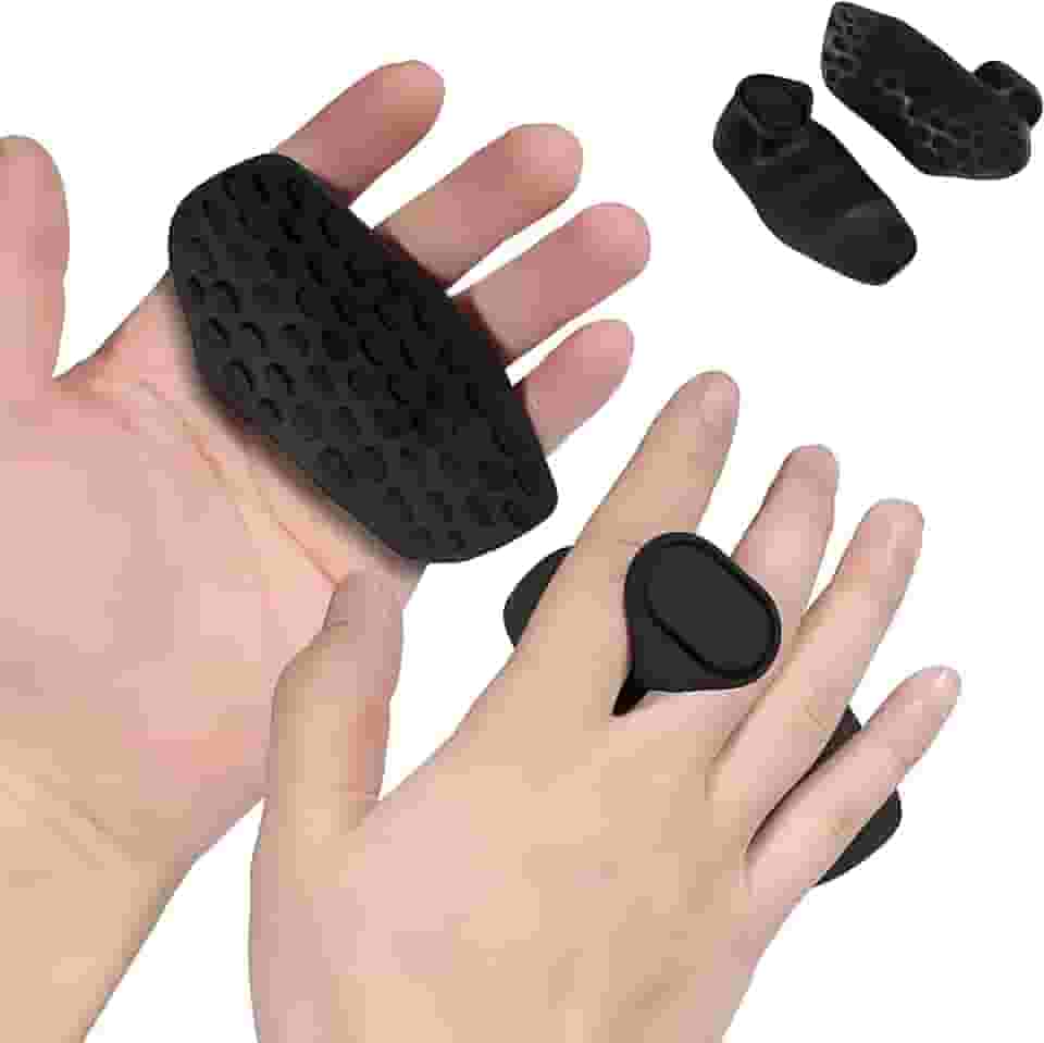 MHSHOP Luva Academia Feminina e Masculina – Grip Crossfit, Luva de Musculação com Protetor Palmar, Antiderrapante, Ideal para Treino, Academia, Crossfit e Exercícios Luvas de Borracha Com Estojo