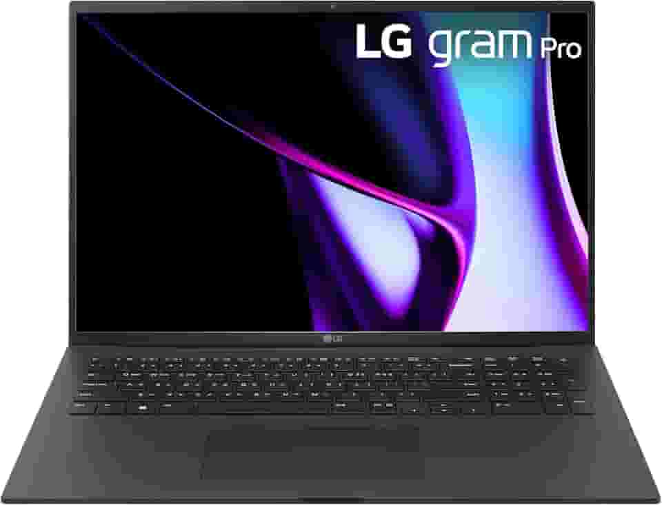 LG Notebook Gram Pro 17 polegadas fino e leve, Intel Evo Edition - Intel Core Ultra 7, 32 GB RAM, SSD de 2 TB