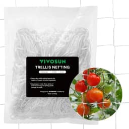 VIVOSUN Rede de treliça de poliéster resistente 1,5 m x 76 m, 1 pacote