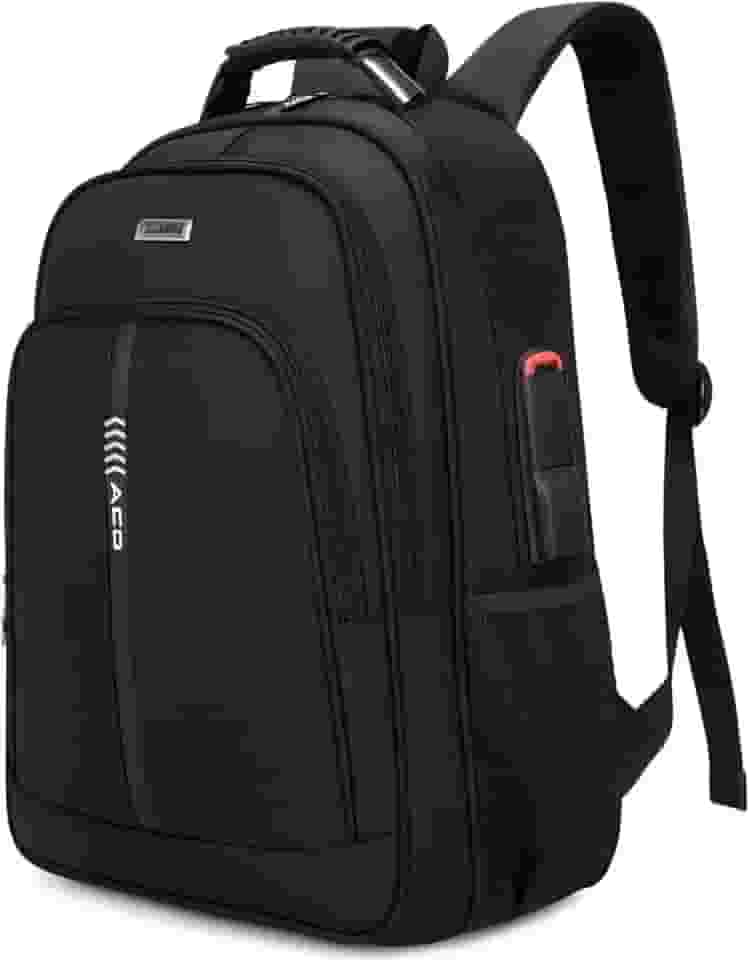 Mochila Executiva Impermeável para Notebook até 17,3' – Antifurto com Cabo de Aço, USB Externa, Masculina e Feminina, Grande, para Trabalho e Viagem