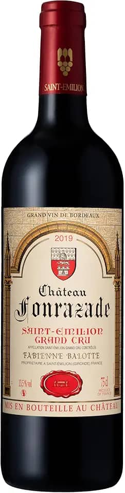Vinho Tinto Francês Château Fonrazade Grand Cru Saint Emilion AOC 2019 750ml