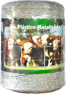 Fio Eletroplastico Inox Para Cerca Elétrica Rural 15 x 6 Marcal (500 metros)