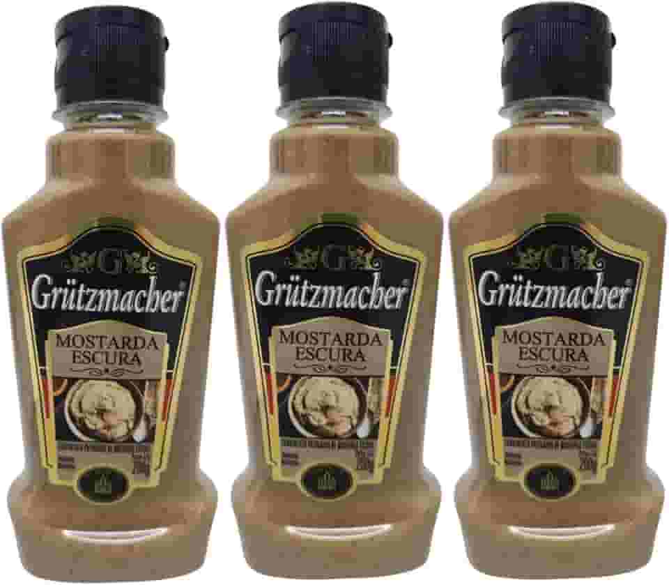 Mostarda Escura Grutzmacher - Kit 3 Unidades