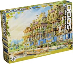 Quebra-Cabeça 5000 Peças - JARDINS SUSPENSOS DA BABILÔNIA - Grow