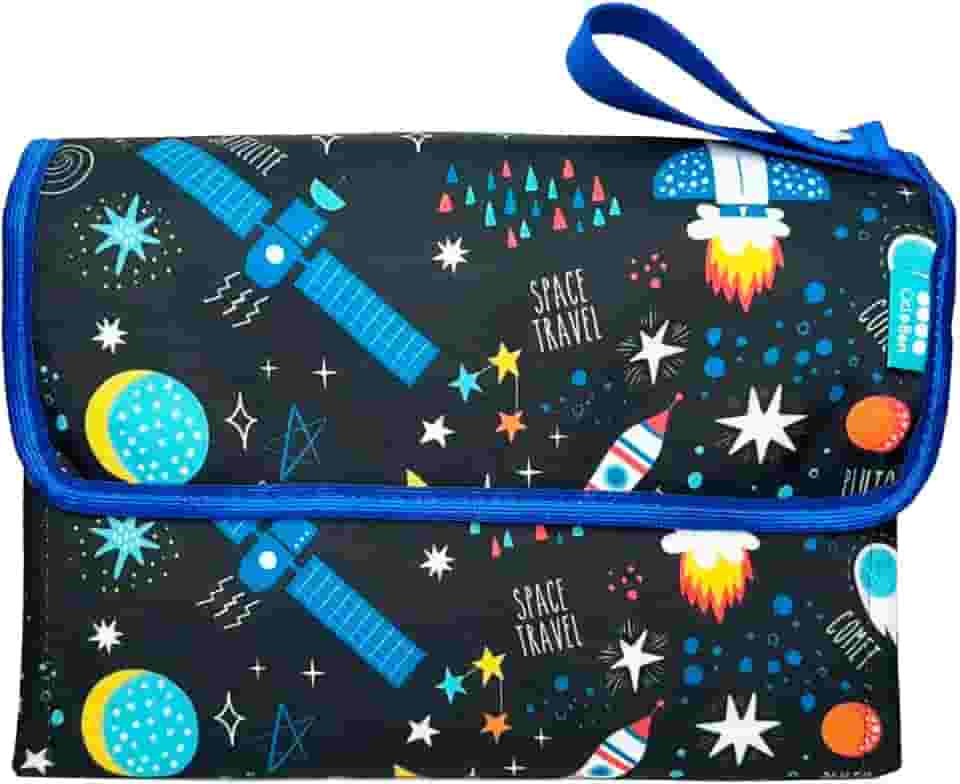 Trocador Fraldas Bebe Portátil com alça PLANETAS - do Rn a 3 anos - Cici e Ben