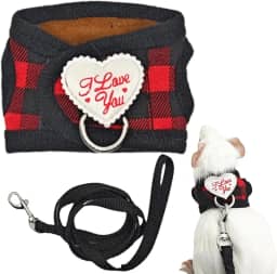 Peitoral e coleira de porquinho-da-índia, colete antiescape ajustável para porquinhos-da-índia, ratos, furões, chinchilas, lagartos, esquilos, arneses confortáveis para caminhadas ao ar livre