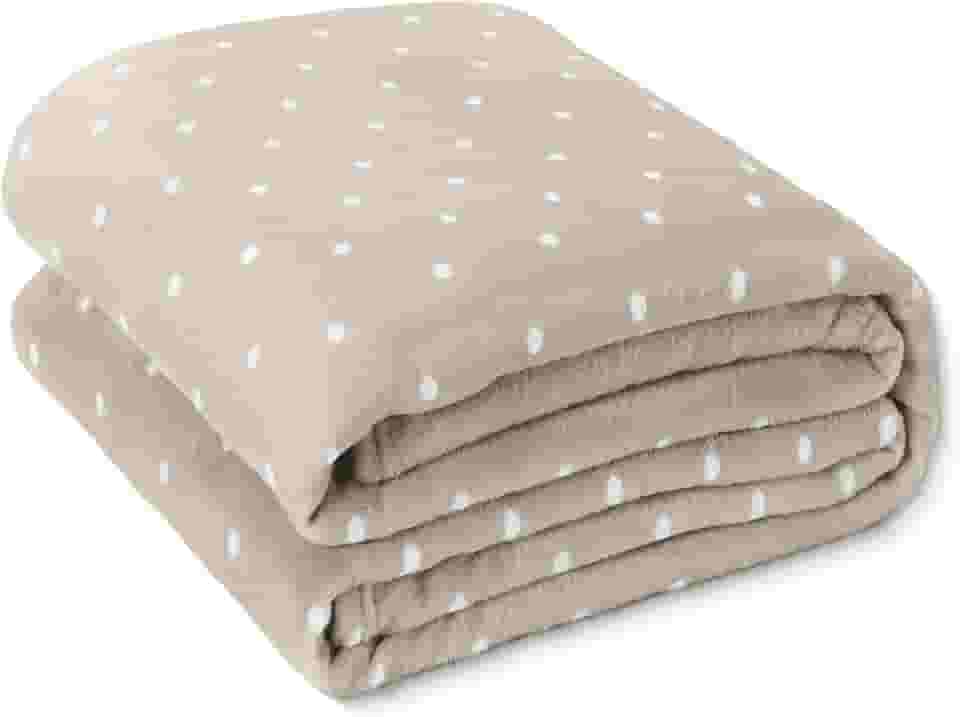 Mantinha Cobertor Casal Manta Microfibra Macia Tecido Aveludado - Toque de Pelúcia, Leve e Aconchegante, Não Amassa, Hipoalergênica - FV Enxovais (Caqui, Casal, Poá)