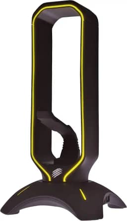 OEX GAME Suporte para Headset 3 em 1 com Mouse Bungee e Hub - Squad SG100 - Led - Preto