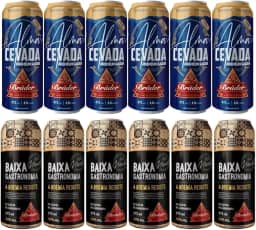 12x Cerveja Artesanal Zero Açucar Lata 473ml Low Carb