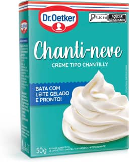Dr.Oetker Dr. Oetker Pó Para Chanti-Neve Creme Tipo Chantilly Para Rechear E Decorar Bolos Pavês E Sobremesas Textura Leve E Suave 50G